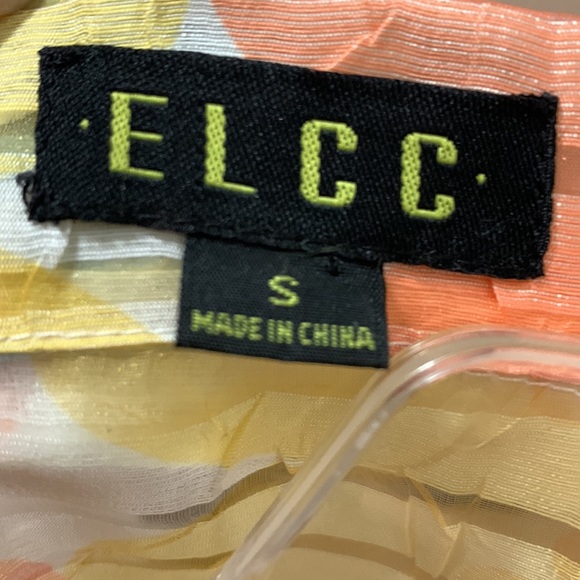 3/$15 Sheer floral pastels jacket size small - Picture 5 of 7